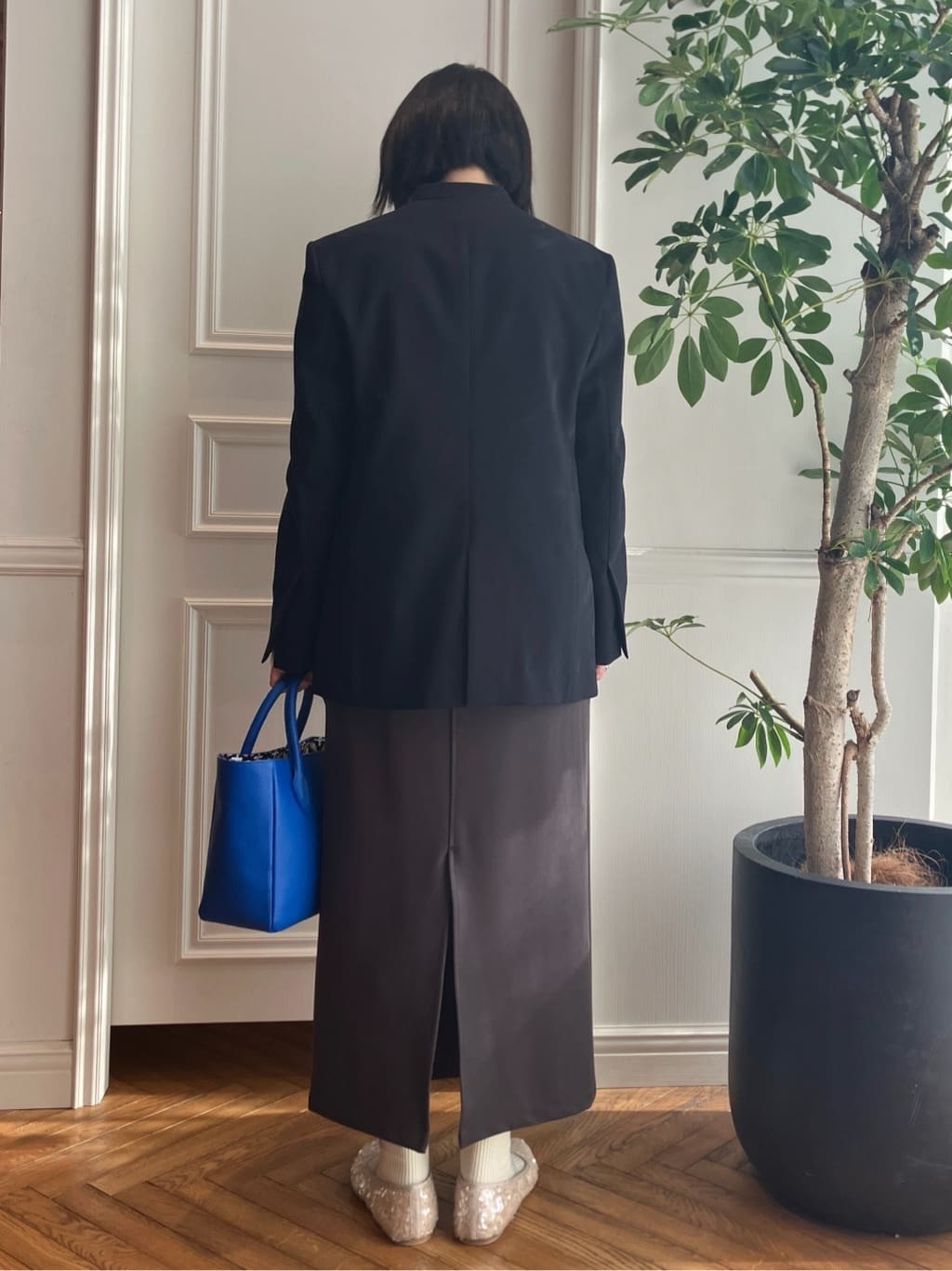 konominさんの「DRESSTERIOR｜【otonaMUSE5月号掲載/日本製】シュリンクレザーミニトート」を使ったコーディネート