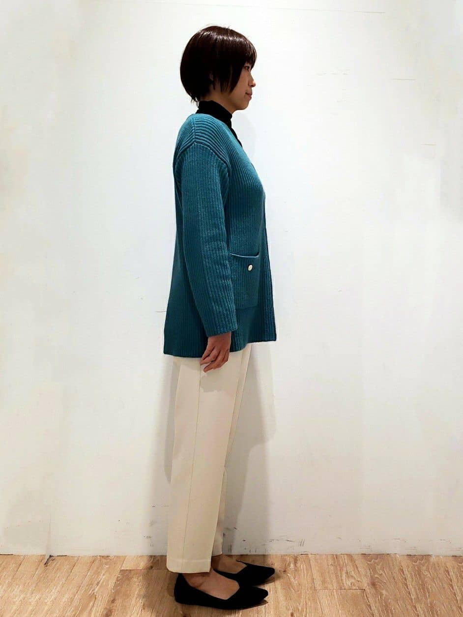SHIMAKOさんの「OPAQUE.CLIP｜◆シアーメロウハイネックトップス【洗濯機洗い可】」を使ったコーディネート