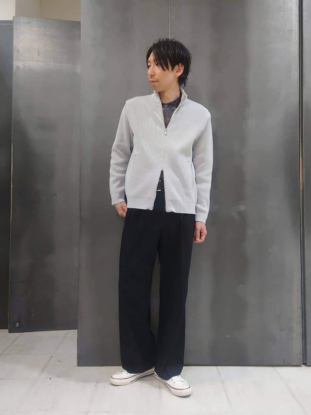 kawamuさんの「TAKEO KIKUCHI｜【ウールカシミヤブレンド】ビーバー調 スタンドカラー コート」を使ったコーディネート