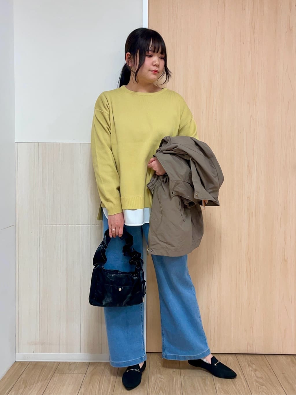 nanaseさんの「SHOO･LA･RUE｜◆【撥水/防花粉】大人のデイリースタイルに スタンドカラーブルゾン」を使ったコーディネート