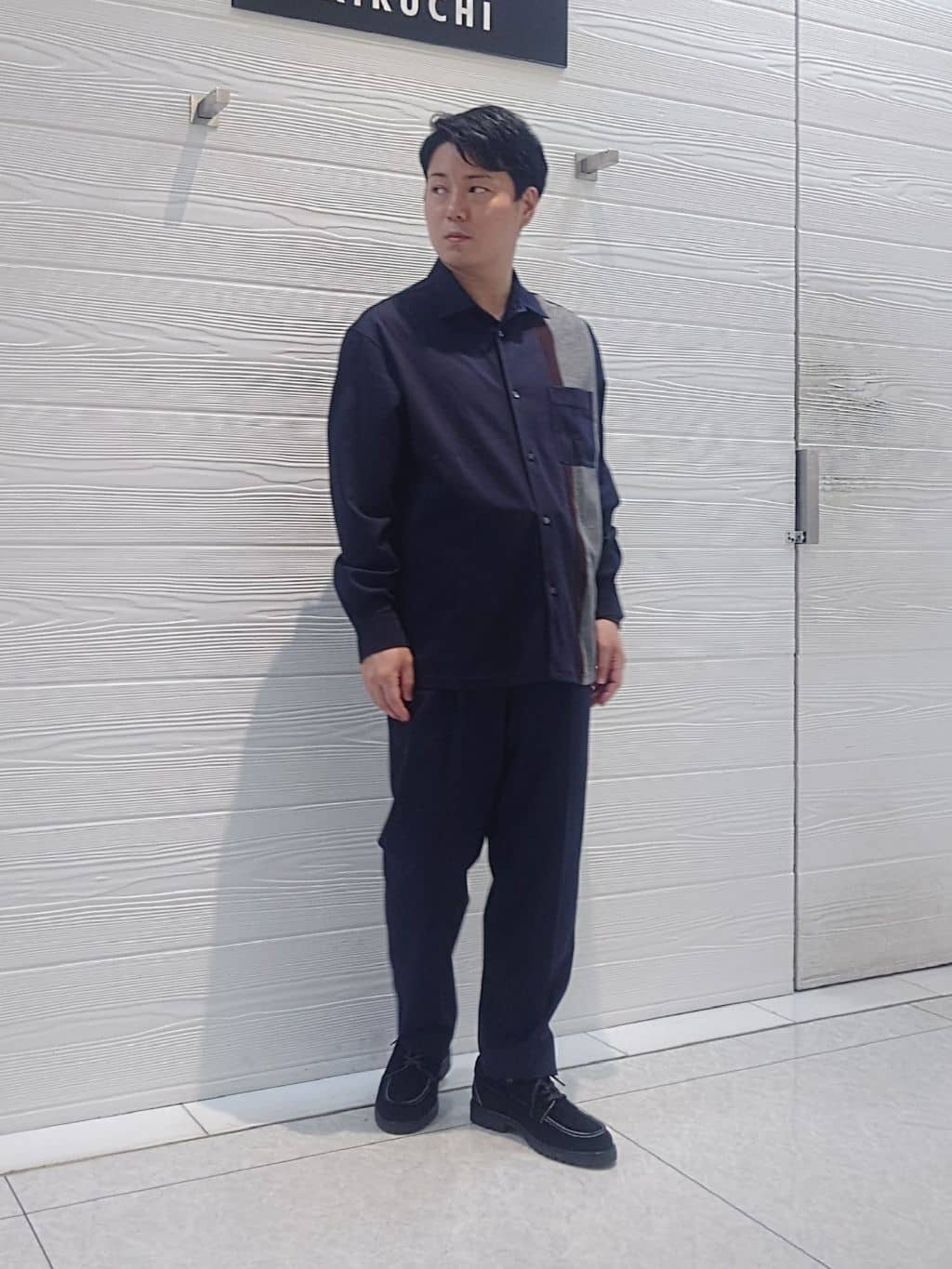 かずさんの「TAKEO KIKUCHI｜ウールカシミヤブレンド チェスターコート」を使ったコーディネート