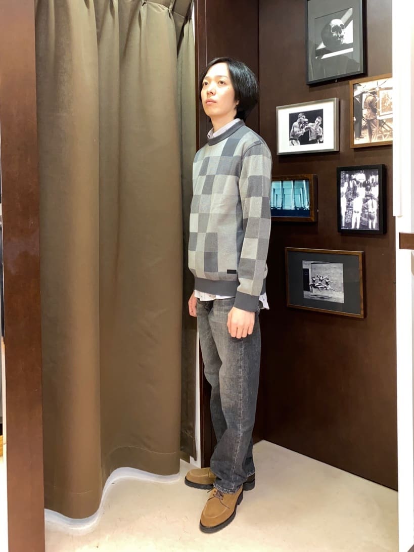 コバヤシさんの「TAKEO KIKUCHI｜【モンスターストレッチ】日本製 ウォッシュド デニムパンツ」を使ったコーディネート