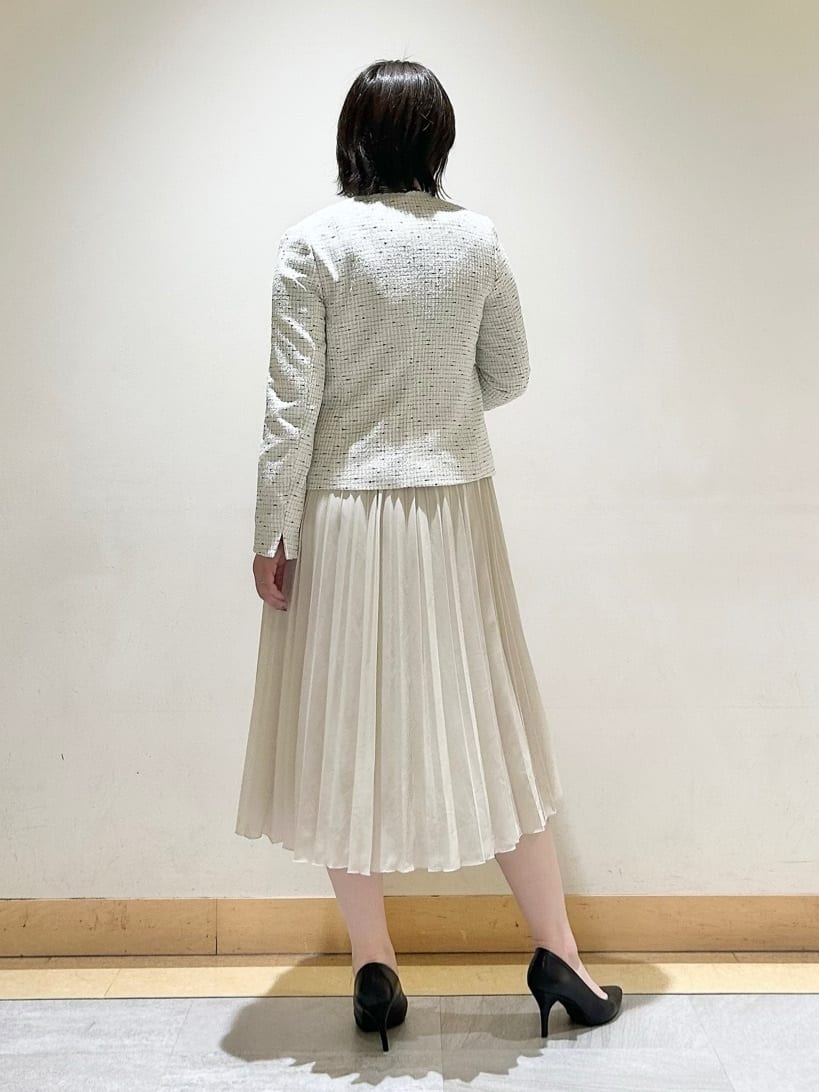 Ryoさんの「INDIVI｜【マルチWAY】3点セットパール調ネックレス」を使ったコーディネート