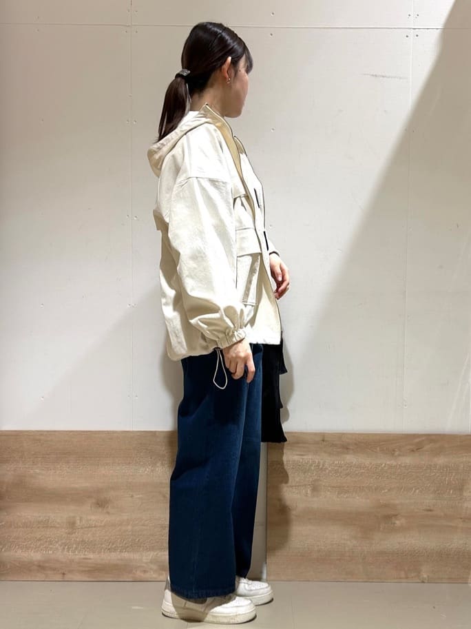 花さんの「SHOO･LA･RUE｜◆【S-LL/洗える】スウェットライク オーバーサイズニット」を使ったコーディネート