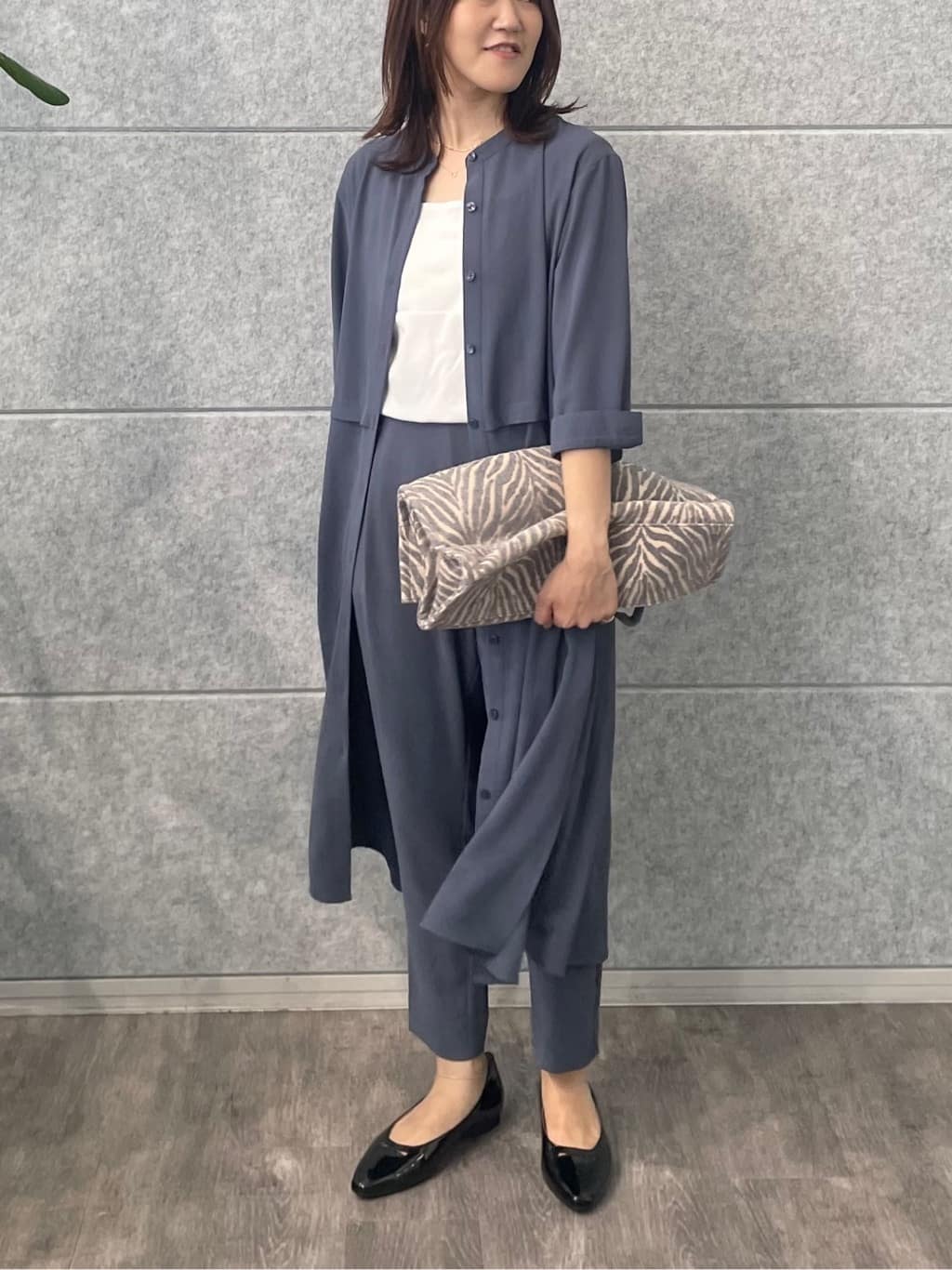 riiさんの「INDIVI｜【日本製】ビスチェインナータンクトップ」を使ったコーディネート