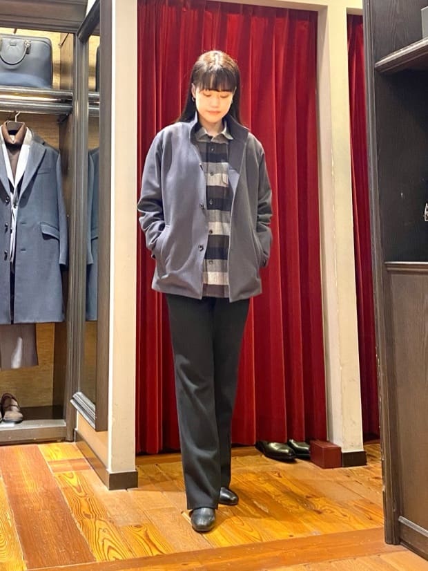 かわぴーさんの「TAKEO KIKUCHI｜【DOWN FABRIC】ダウンファブリック スタンドカラーブルゾン」を使ったコーディネート