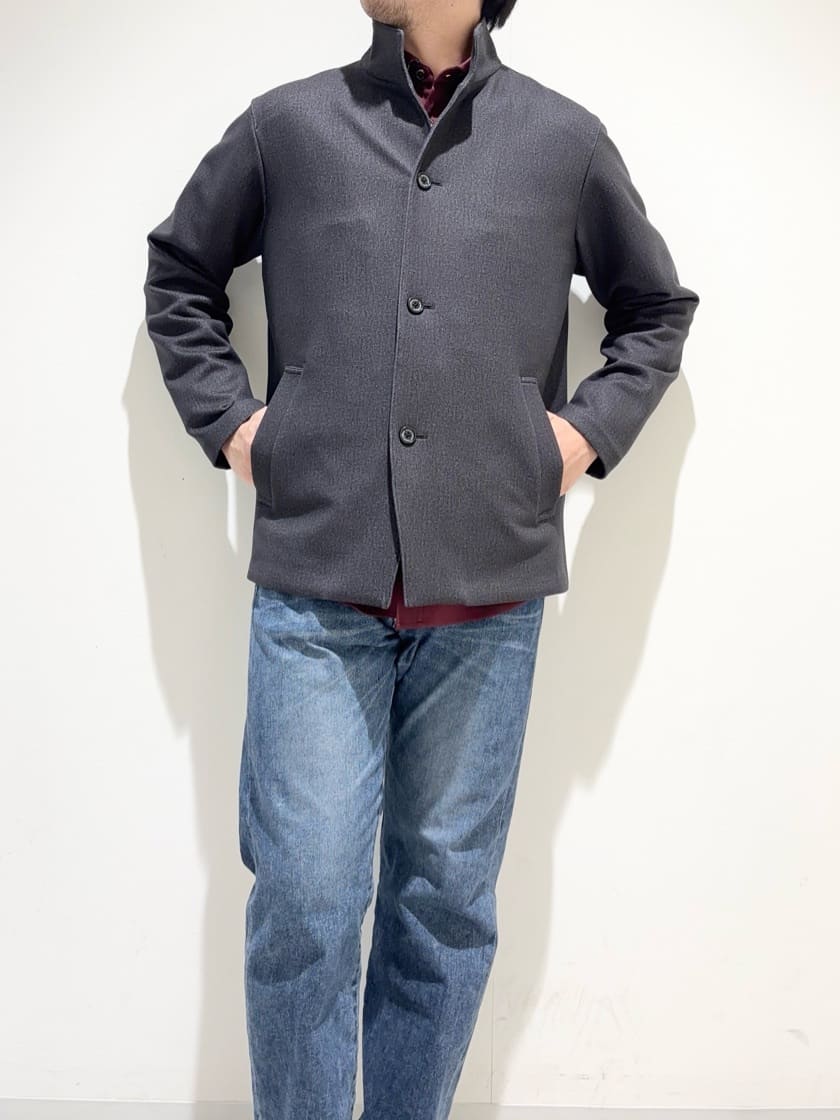 及川さんの「TAKEO KIKUCHI｜【DOWN FABRIC】ダウンファブリック スタンドカラーブルゾン」を使ったコーディネート