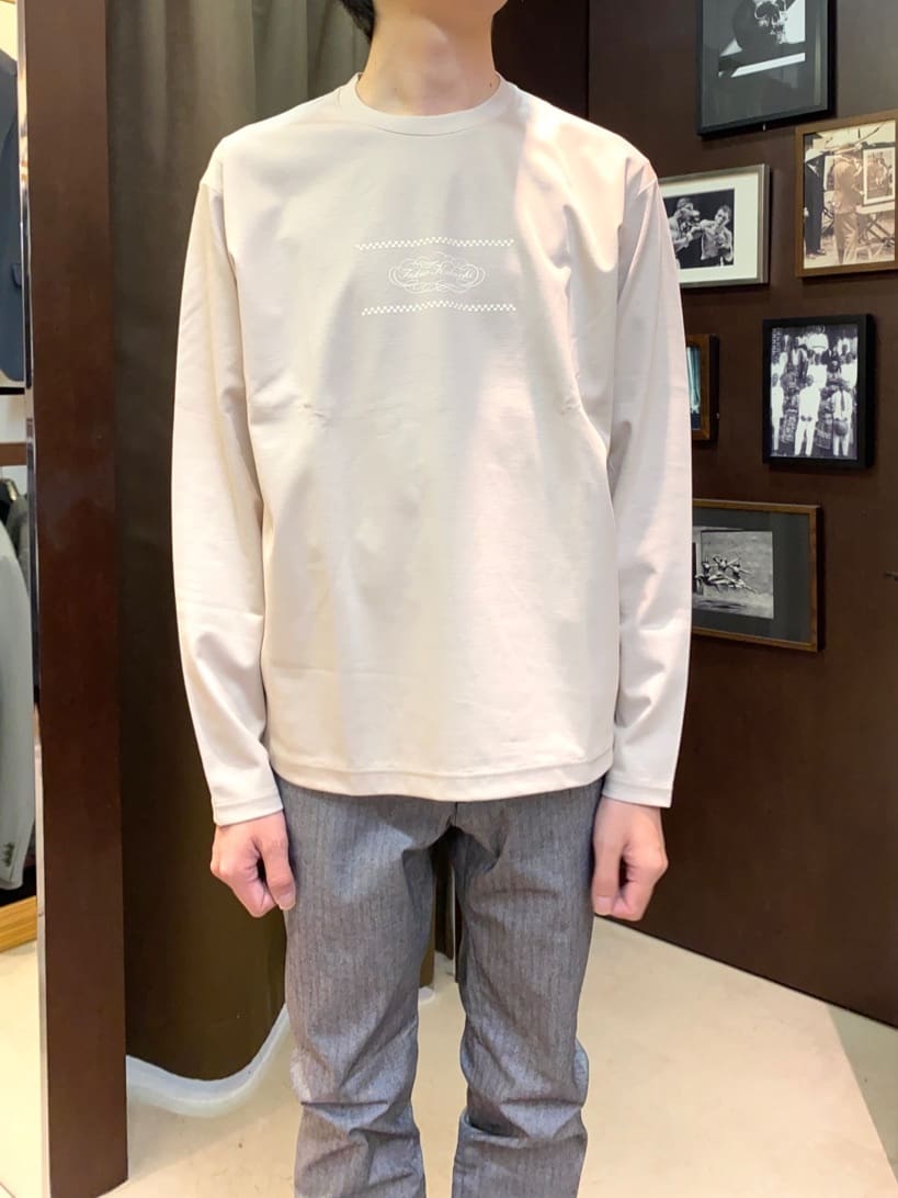 コバヤシさんの「TAKEO KIKUCHI｜【Made in JAPAN】播州織 ヘリンボン ストレート パンツ」を使ったコーディネート