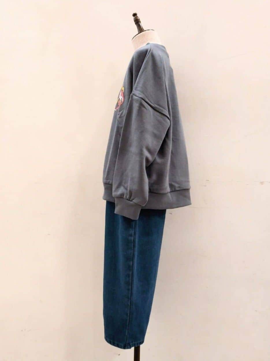 yuzuyamamaさんの「SHOO･LA･RUE｜◆【100-120cm/洗える/兄妹リンク可】コーデの主役 アソートプリントスウェット」を使ったコーディネート