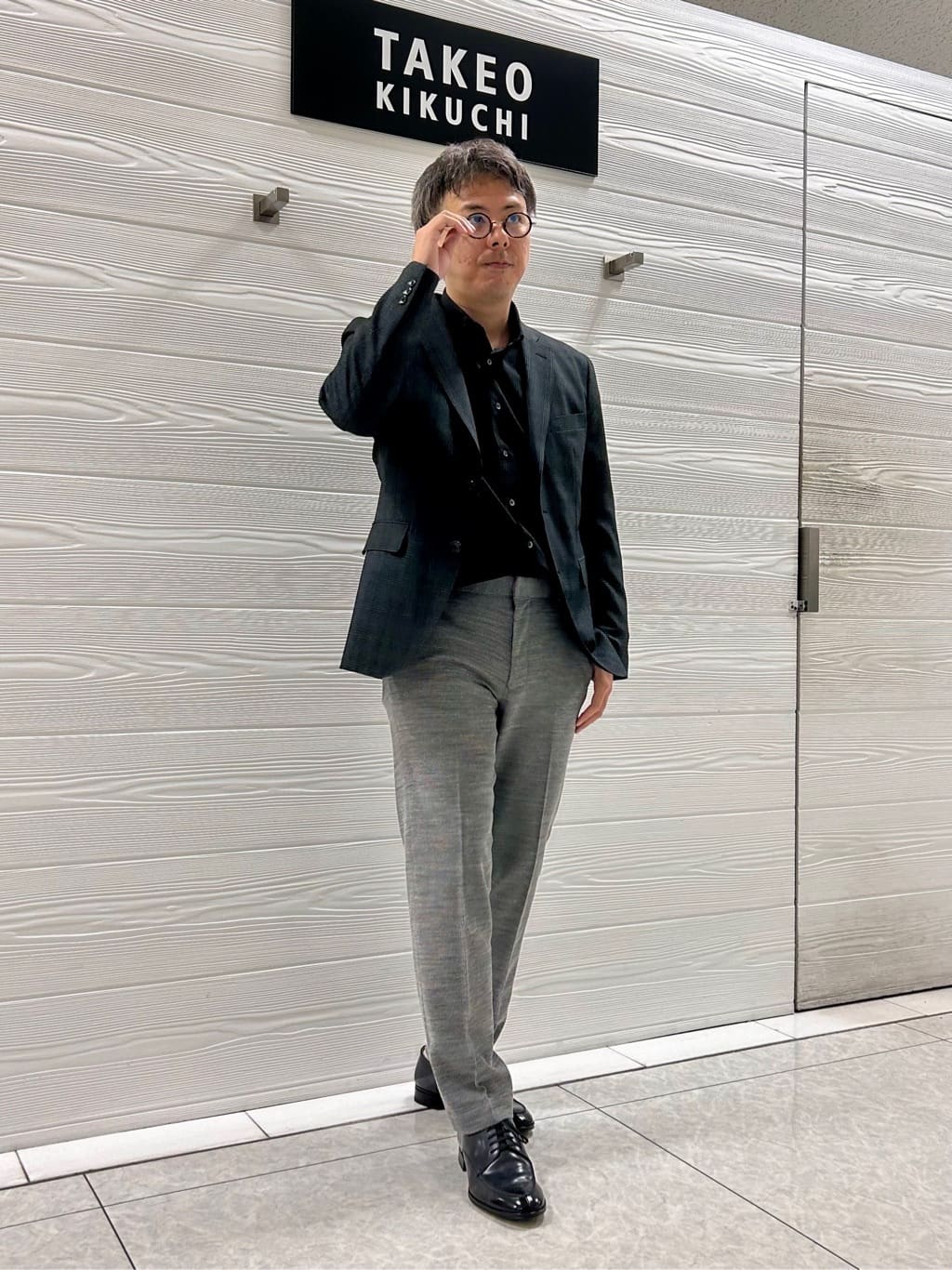 すーさんの「TAKEO KIKUCHI｜日本製 Uチップ ドレスシューズ」を使ったコーディネート