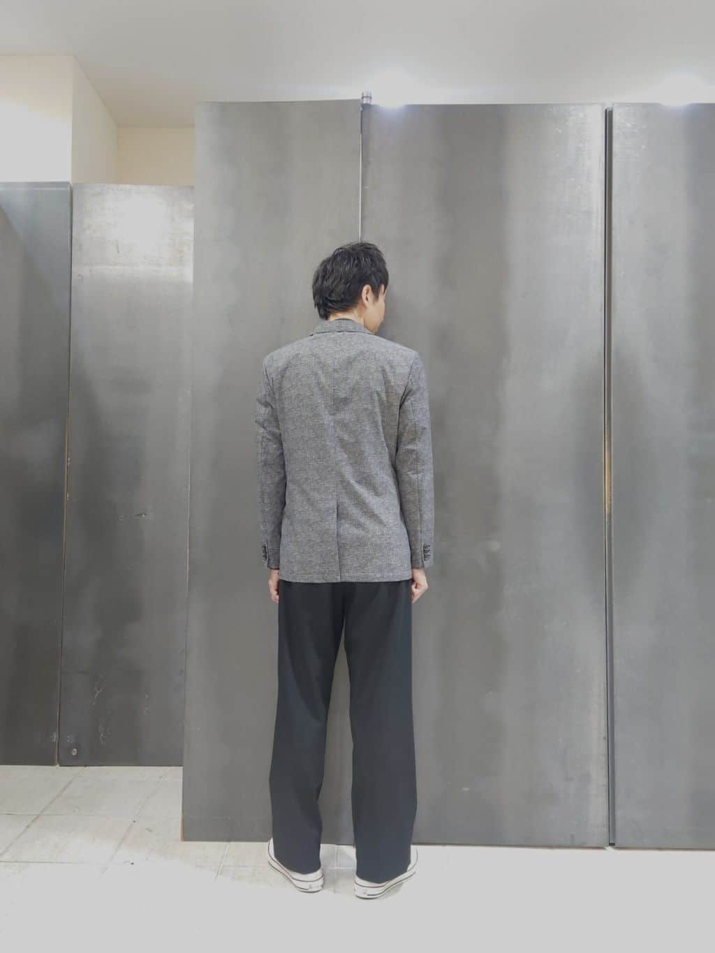 kawamuさんの「TAKEO KIKUCHI｜【抗菌防臭】COOL DOTS（R）ドビープリント ジャケット」を使ったコーディネート
