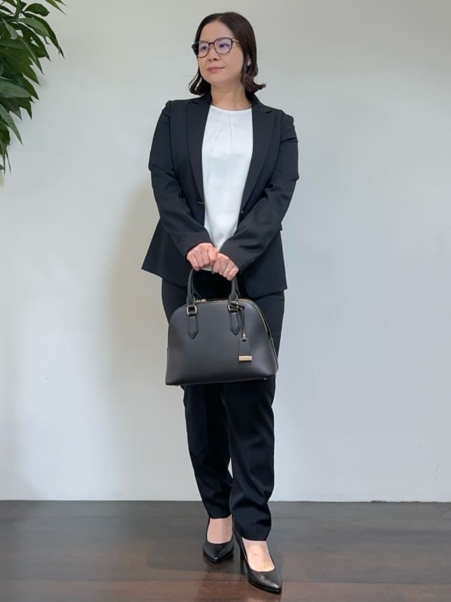 Asamiさんの「UNTITLED｜【軽くて快適！】ウール混 ストレッチテーラードジャケット」を使ったコーディネート