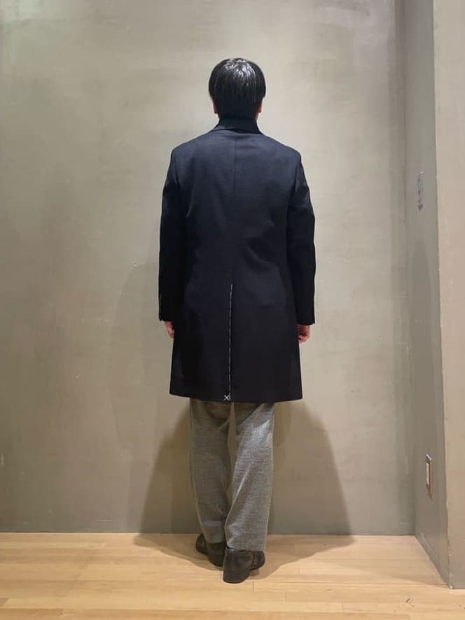IMAIさんの「TAKEO KIKUCHI｜ウールカシミヤブレンド チェスターコート」を使ったコーディネート
