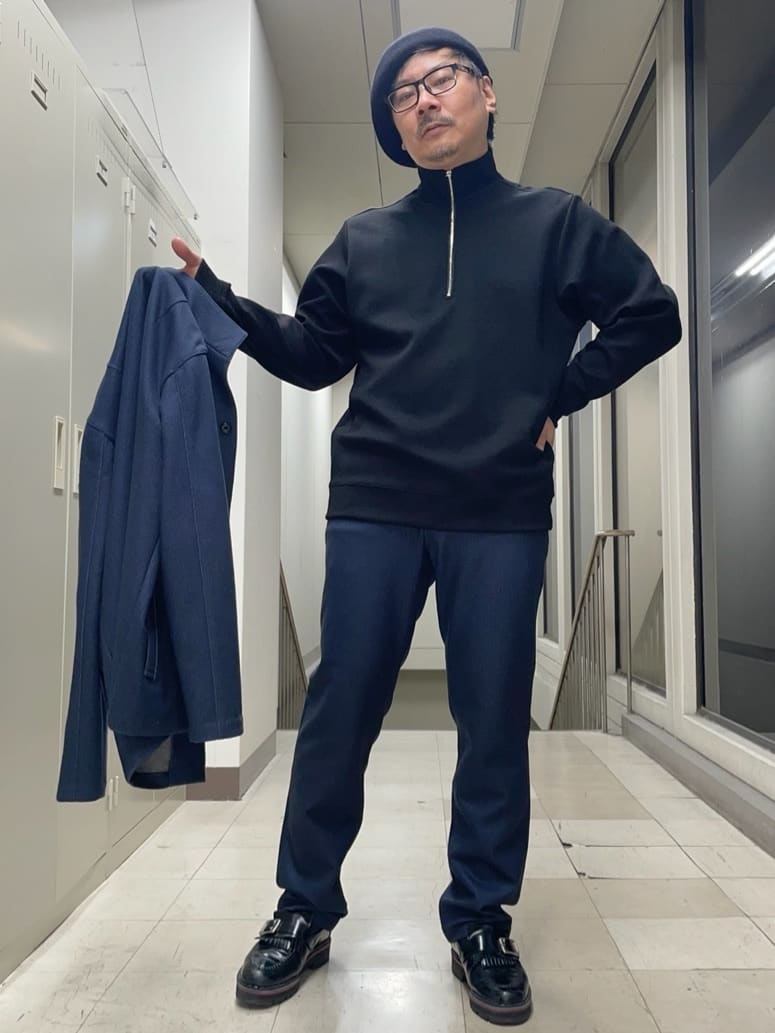 MAKOTO AIさんの「TAKEO KIKUCHI｜【DOWN FABRIC】ダウンファブリック スタンドカラーブルゾン」を使ったコーディネート