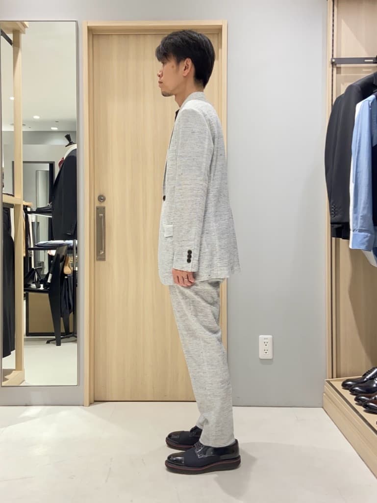 わいずみさんの「TAKEO KIKUCHI｜【尾州織】リネンブレンド メッシュ ジャケット」を使ったコーディネート