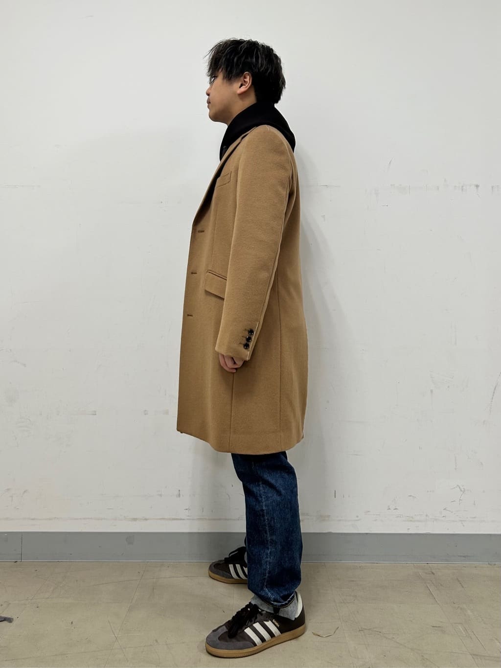 Hiroさんの「TAKEO KIKUCHI｜ウールカシミヤブレンド チェスターコート」を使ったコーディネート