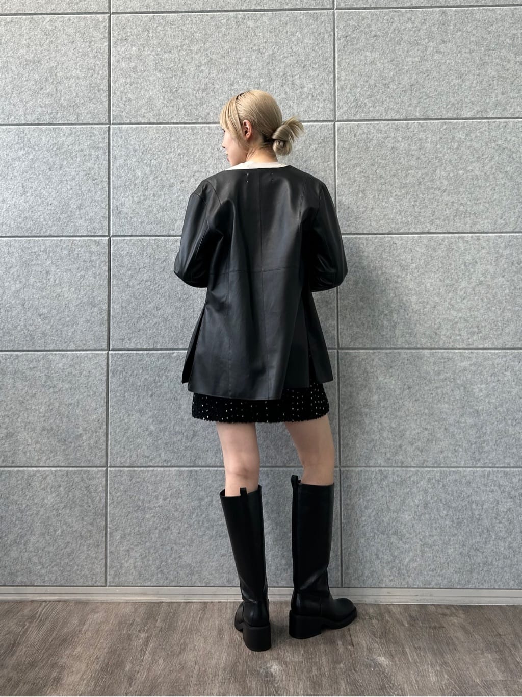 honoka Aさんの「CODE A｜gathered sleeves knit」を使ったコーディネート