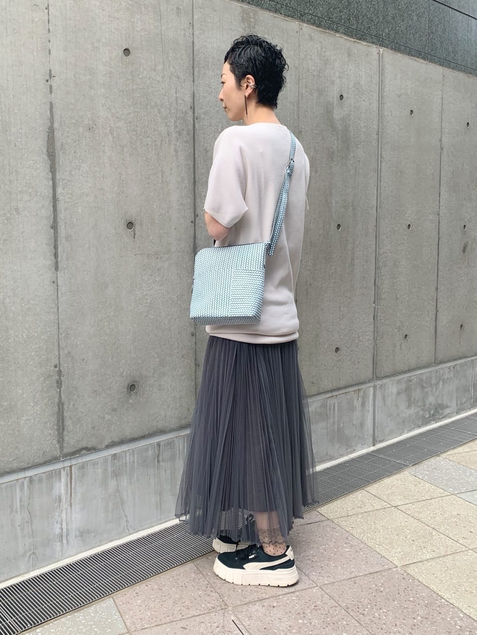 Kさんの「HIROKO HAYASHI｜OTTICA（オッティカ）ショルダーバッグ」を使ったコーディネート