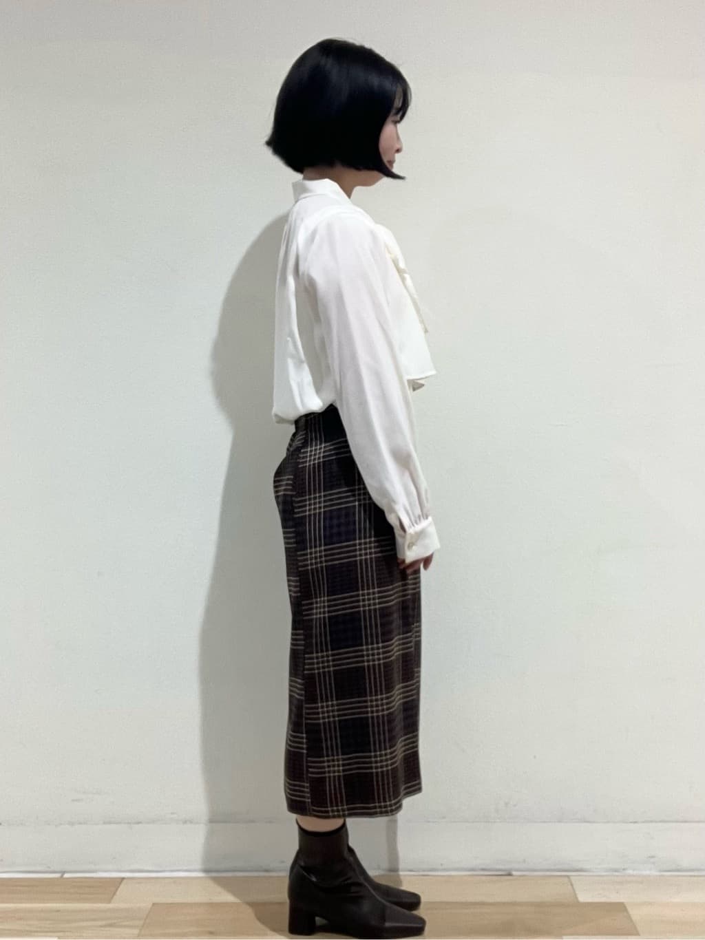T.eさんの「OPAQUE.CLIP｜ワイドストラップリブキャミソール【ストレッチ／洗濯機洗い可】」を使ったコーディネート