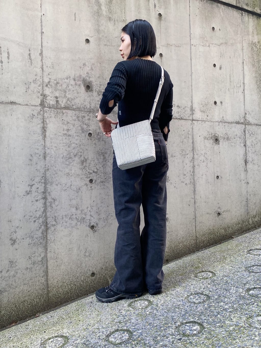 Uさんの「HIROKO HAYASHI｜OTTICA（オッティカ）ショルダーバッグ」を使ったコーディネート