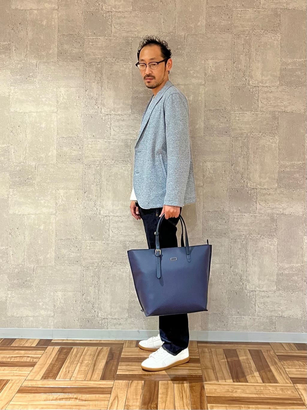 セッキーさんの「TAKEO KIKUCHI｜【モンスターストレッチ】日本製 ワンウォッシュ デニムパンツ」を使ったコーディネート