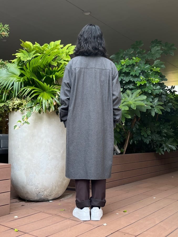 みちゃおさんの「TAKEO KIKUCHI｜【Made in JAPAN】播州織 ストレッチ パンツ」を使ったコーディネート