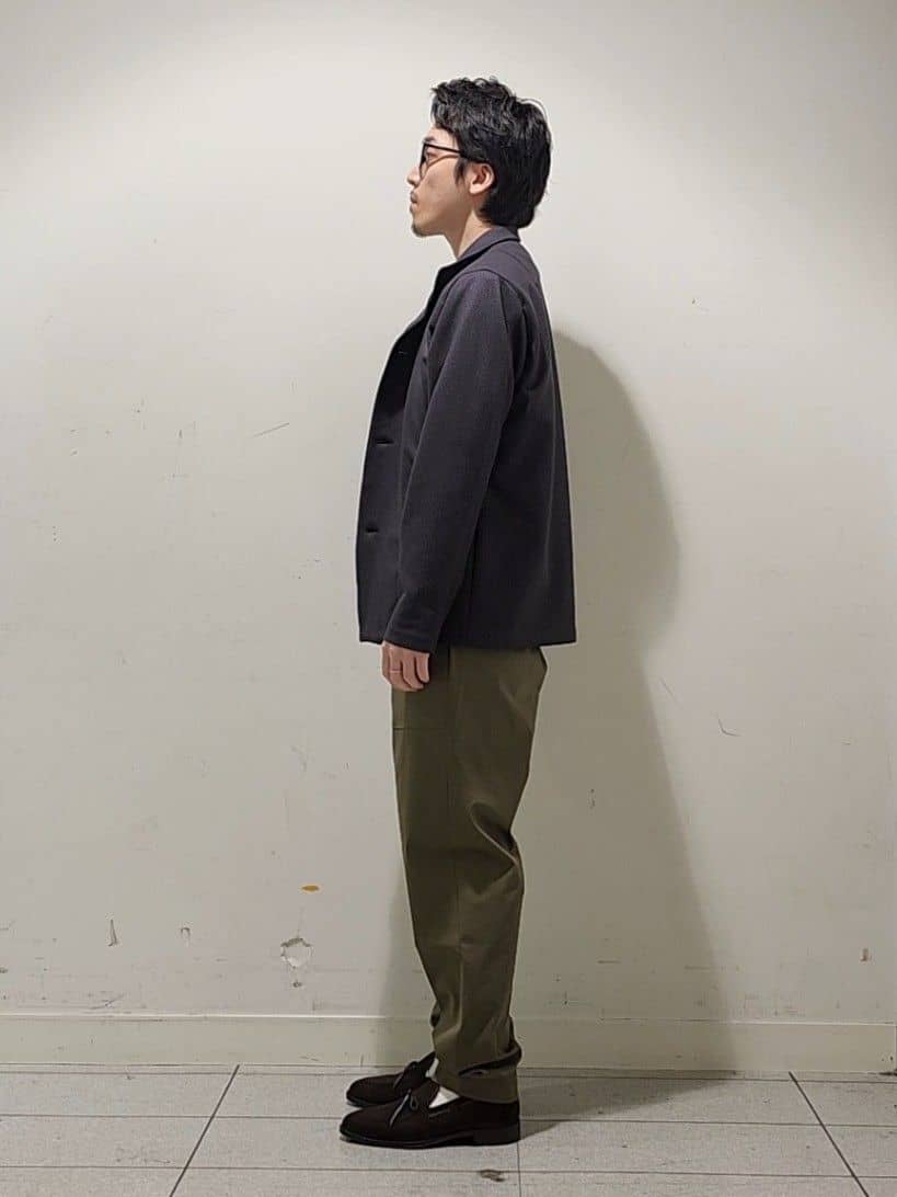 Maedaさんの「TAKEO KIKUCHI｜【DOWN FABRIC】ダウンファブリック スタンドカラーブルゾン」を使ったコーディネート