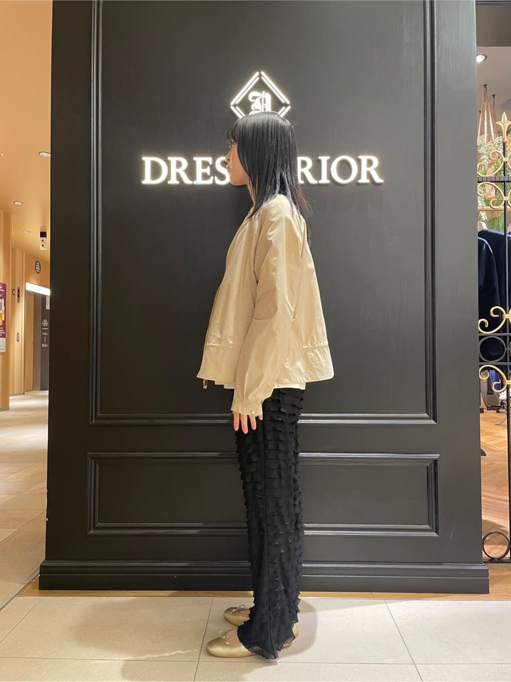 Karinさんの「DRESSTERIOR｜◆ソフトレザーバレエシューズ」を使ったコーディネート