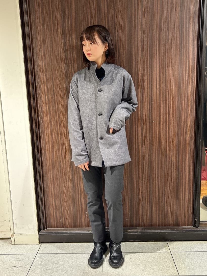 さやさんの「TAKEO KIKUCHI｜【全7サイズ&times;8色展開！】トップマルチヘリンボン パンツ」を使ったコーディネート