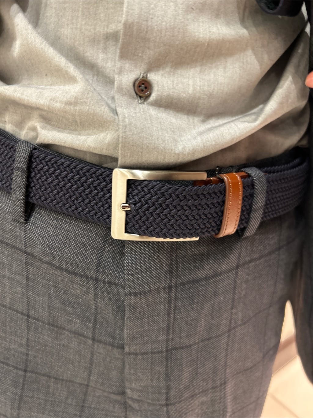 トモさんの「TAKEO KIKUCHI｜シャイニー ウインドウペン パンツ」を使ったコーディネート