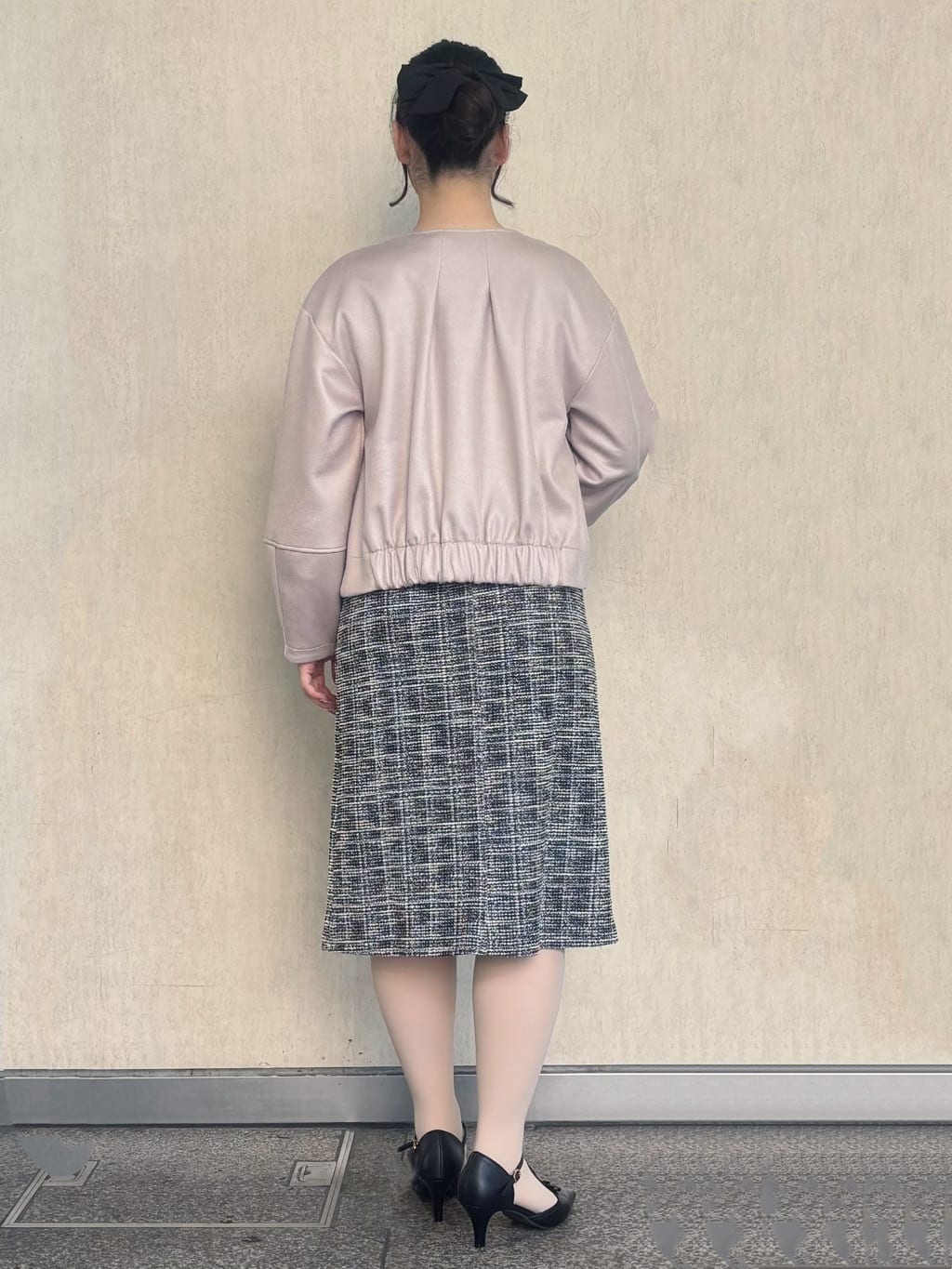 ささんの「OPAQUE.CLIP｜スクエアバックルワイドベルト」を使ったコーディネート