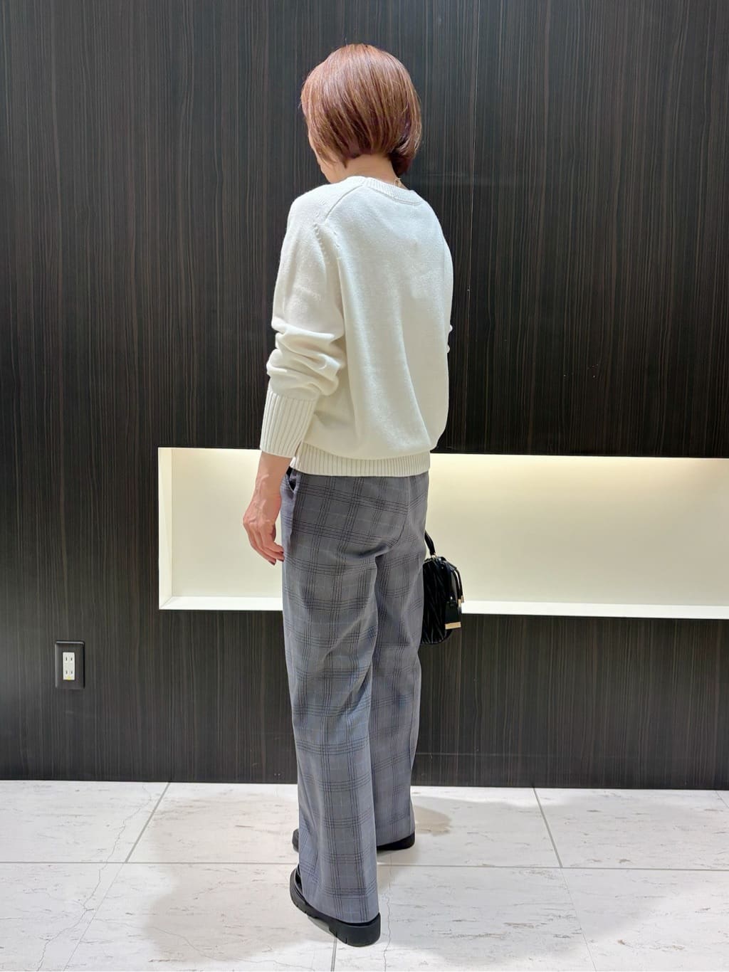 Satoさんの「UNTITLED｜◆【洗える/体型カバー】コットンウールプルオーバーニット」を使ったコーディネート