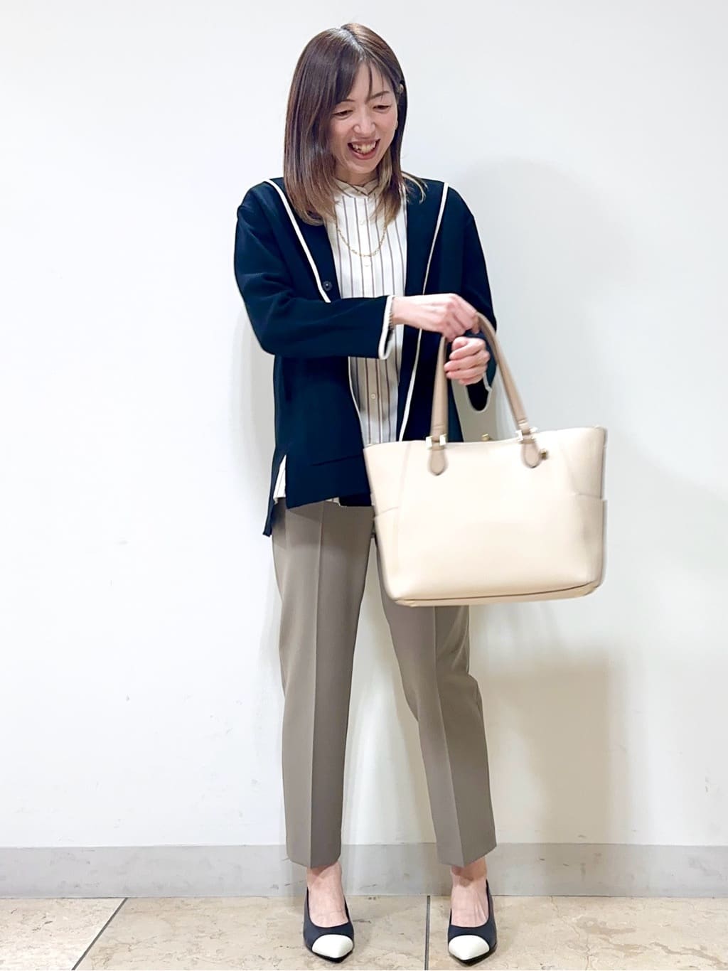 イト子さんの「Reflect｜◆【軽羽織りに◎】フーデッドニットカーディガン」を使ったコーディネート