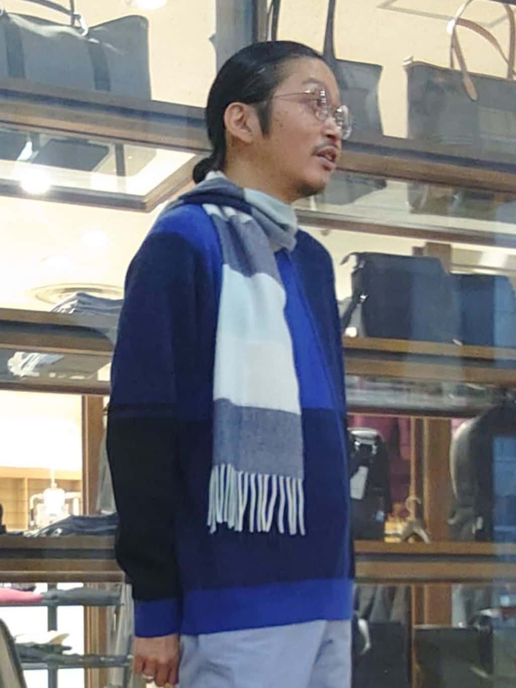 かしげるさんの「TAKEO KIKUCHI｜【全7サイズ&times;8色展開！】トップマルチヘリンボン パンツ」を使ったコーディネート