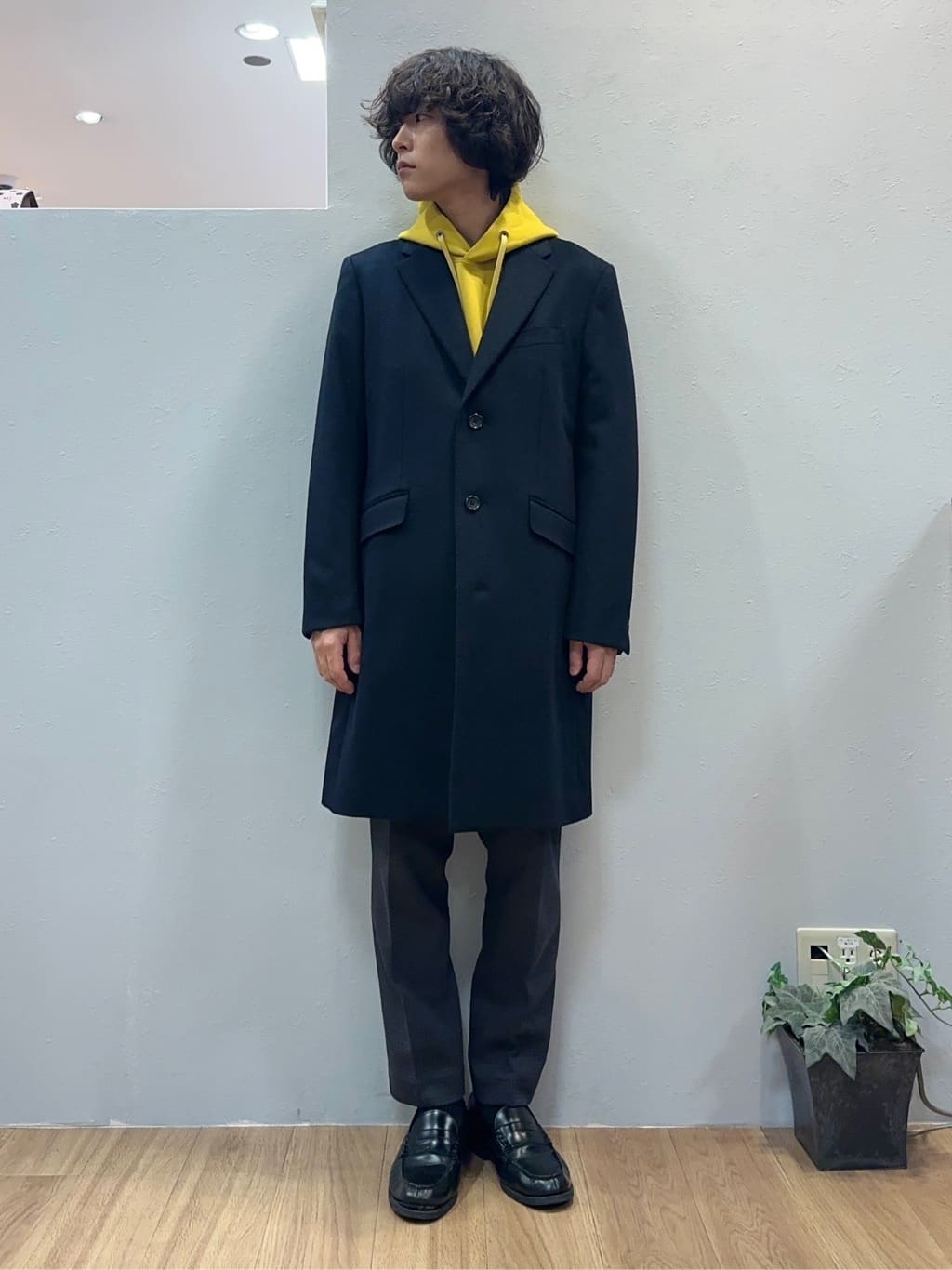 Uさんの「TAKEO KIKUCHI｜ウールカシミヤブレンド チェスターコート」を使ったコーディネート