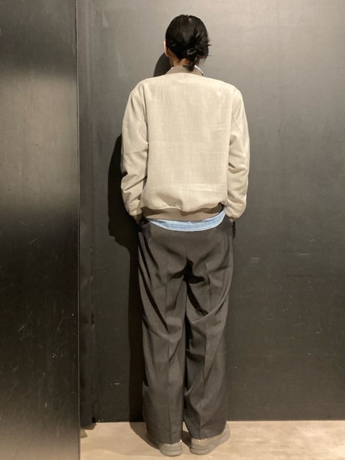 538961276さんの「THE SHOP TK｜◆【CAVIAN/キャビアン】リサイクルシャークスキンジップブルゾン セットアップ可」を使ったコーディネート