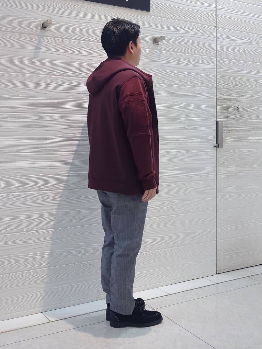 かずさんの「TAKEO KIKUCHI｜【Made in JAPAN】播州織 ヘリンボン ストレート パンツ」を使ったコーディネート