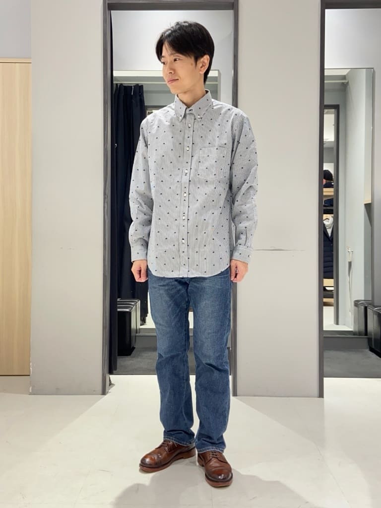 わいずみさんの「TAKEO KIKUCHI｜【ウールカシミヤブレンド】ビーバー調 スタンドカラー コート」を使ったコーディネート