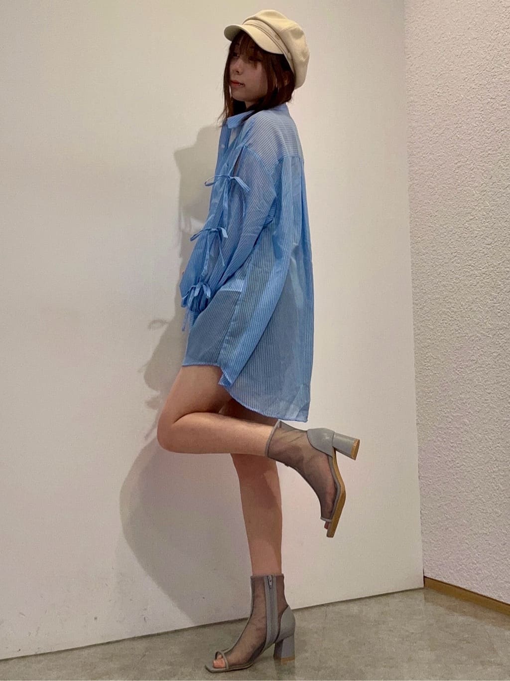 ちゃきさんの「ESPERANZA｜梨地キャスケット」を使ったコーディネート