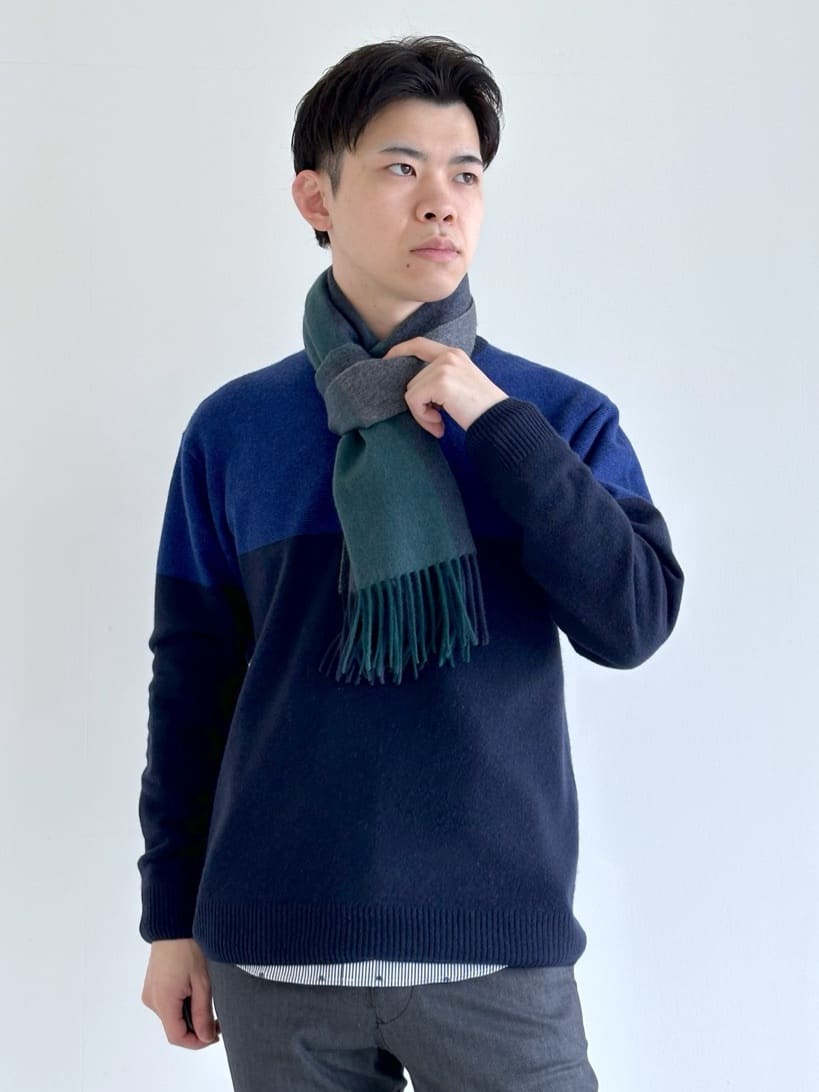 イッシーさんの「TAKEO KIKUCHI｜ハットモチーフ ジャカード ストライプ シャツ」を使ったコーディネート