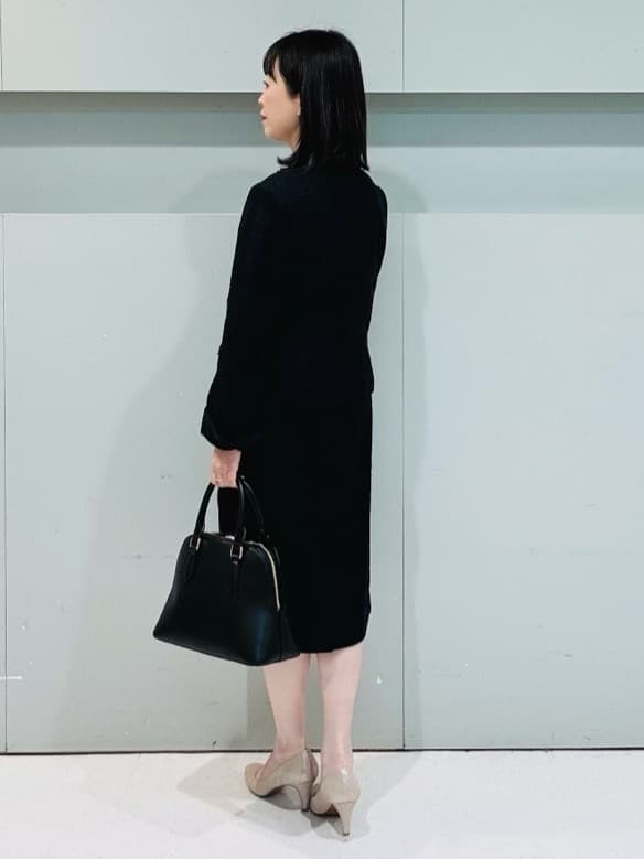 makiさんの「UNTITLED｜【セレモニー】パール調フリークリップネックレス」を使ったコーディネート