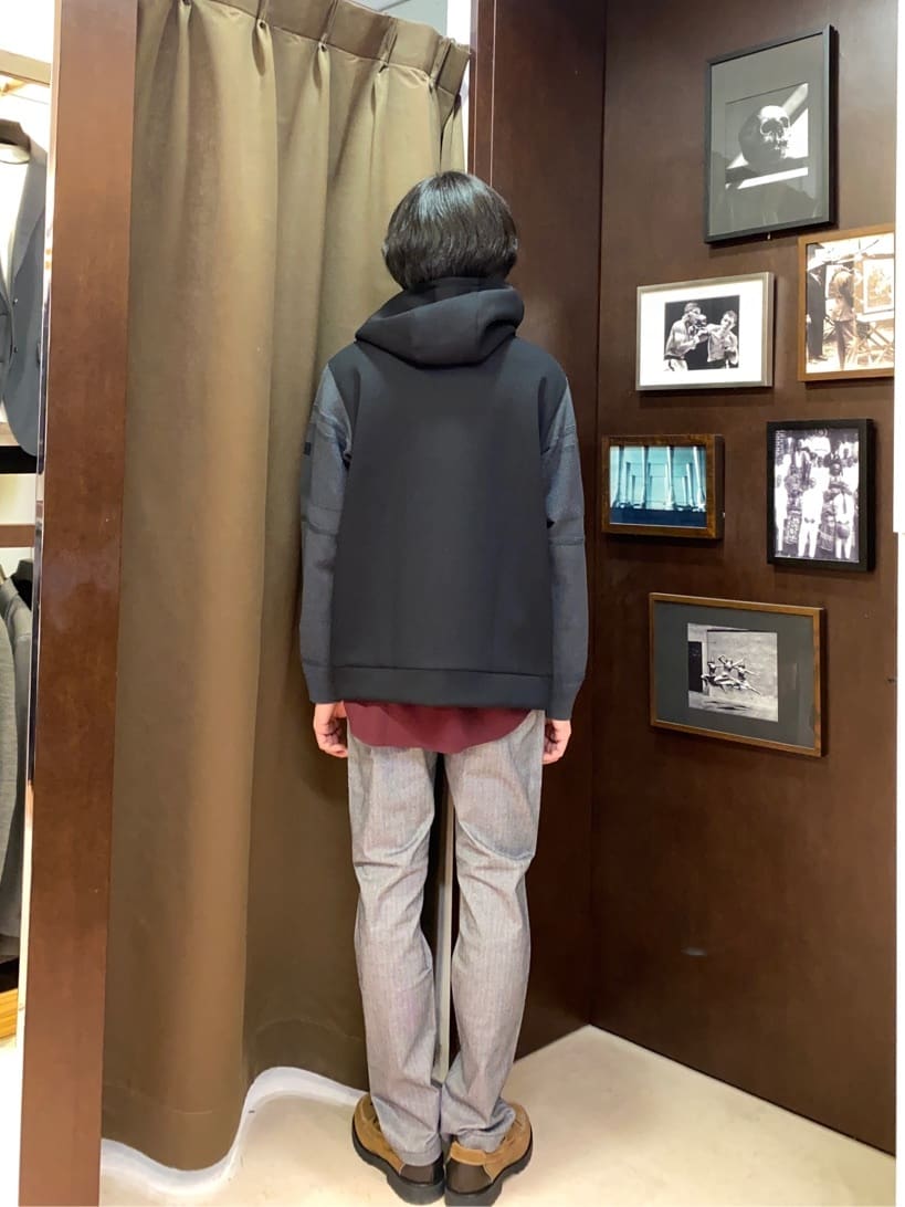 コバヤシさんの「TAKEO KIKUCHI｜【Made in JAPAN】播州織 ヘリンボン ストレート パンツ」を使ったコーディネート