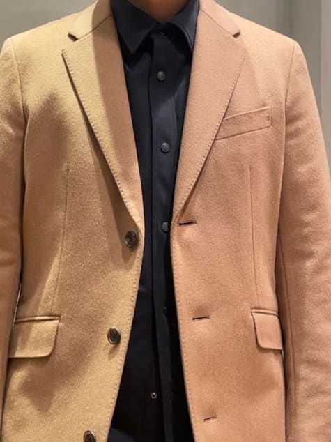IMAIさんの「TAKEO KIKUCHI｜ウールカシミヤブレンド チェスターコート」を使ったコーディネート