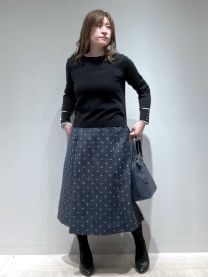 関根さんの「Reflect｜」を使ったコーディネート