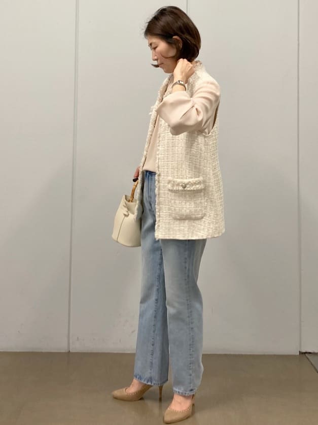 ｎｏｒｉさんの「COUP DE CHANCE｜【環境に配慮したデニム】細身デニムパンツ」を使ったコーディネート