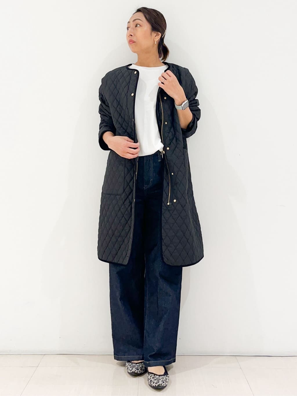 yuuco.さんの「grove｜【SOMETHING&times;grove別注】LISAWIDE DENIM PANTS」を使ったコーディネート