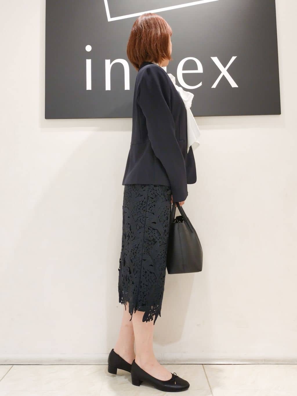 n.さんの「index｜◆フリルギャザーボウタイブラウス【洗濯機可】」を使ったコーディネート
