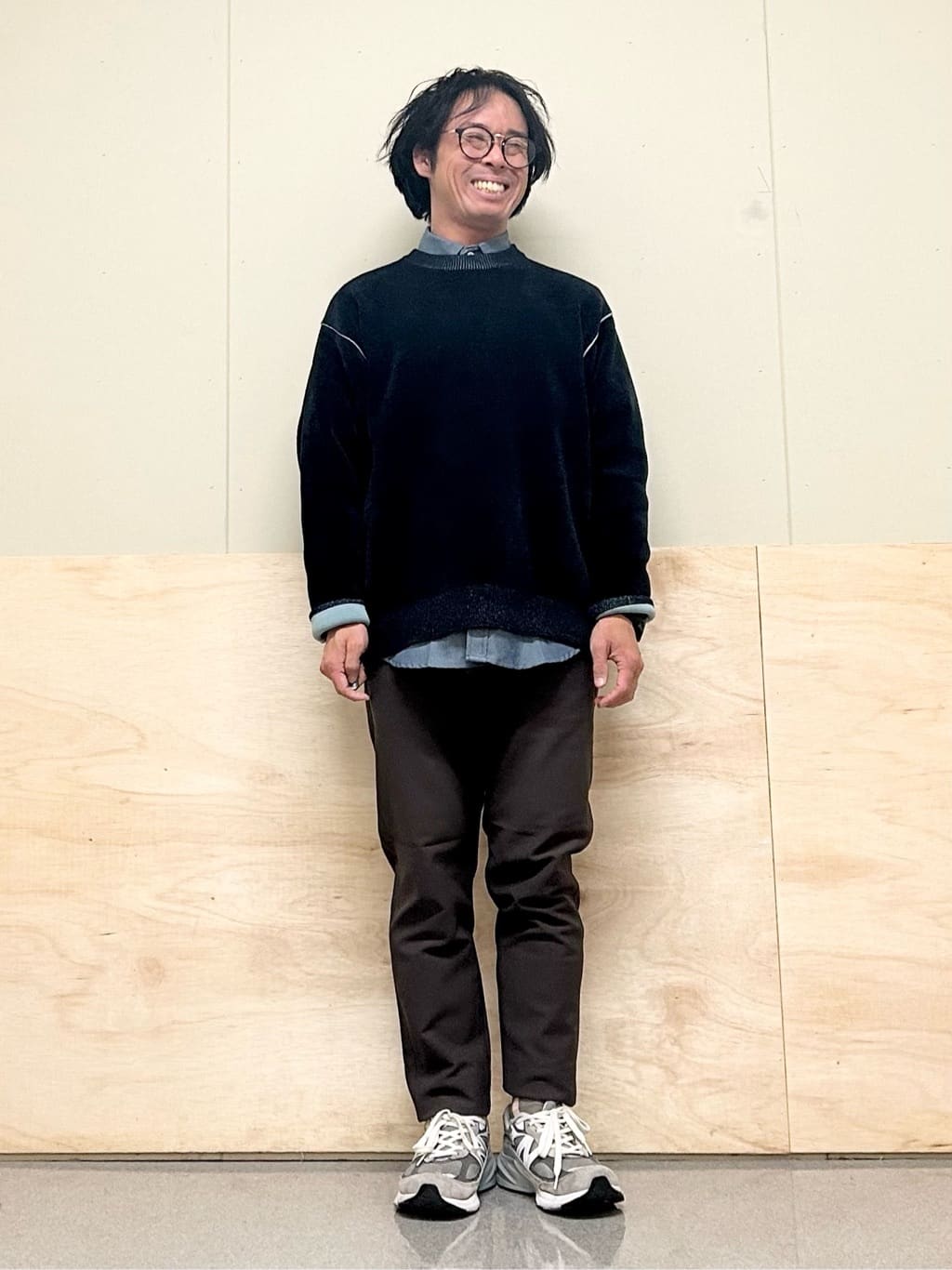 KENJI Iさんの「THE SHOP TK｜サフィアーノミニサコッシュ」を使ったコーディネート