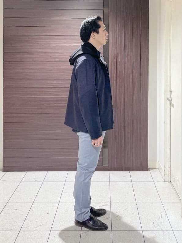 ToyoPさんの「TAKEO KIKUCHI｜【全7サイズ&times;8色展開！】トップマルチヘリンボン パンツ」を使ったコーディネート