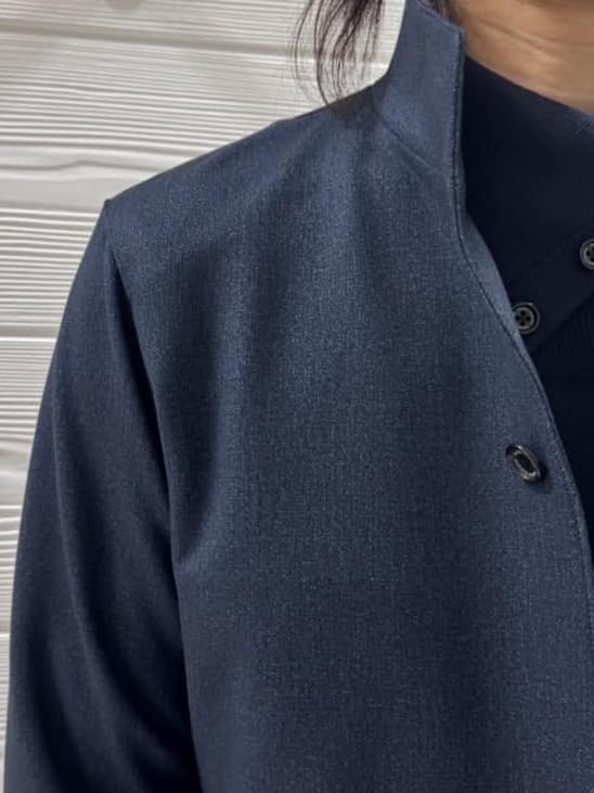 井出恭輔さんの「TAKEO KIKUCHI｜【DOWN FABRIC】ダウンファブリック スタンドカラーブルゾン」を使ったコーディネート